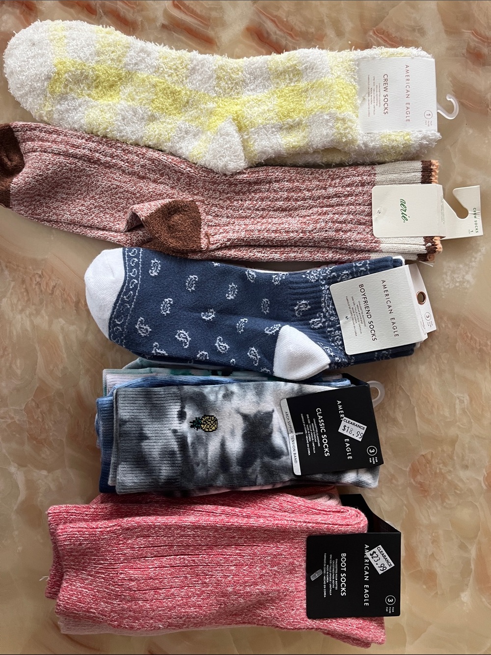 American Eagle/ Aerie sock assortment